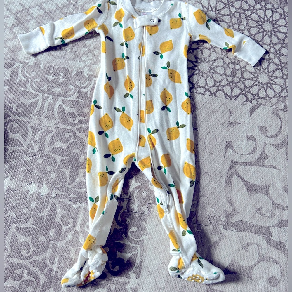 Hanna Andersson Lemon Pajamas 3-6 mo